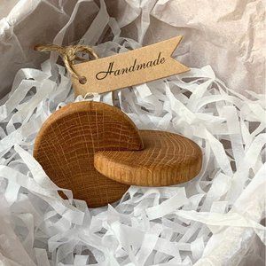 Montessori interlocking discs infant wooden toy